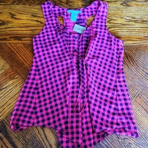 American rag no sleeve shirt